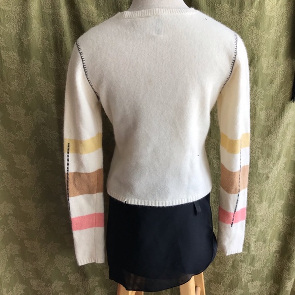 Angora Wool Sweater Ivory (see measurements) - Picture 4 of 8